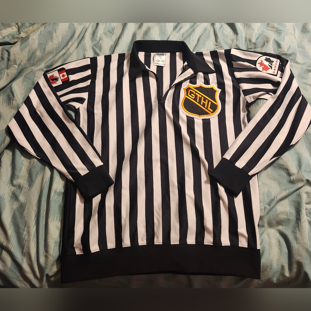Vintage GTHL Greater Toronto Hockey League Referees Jersey Men's Size 48
